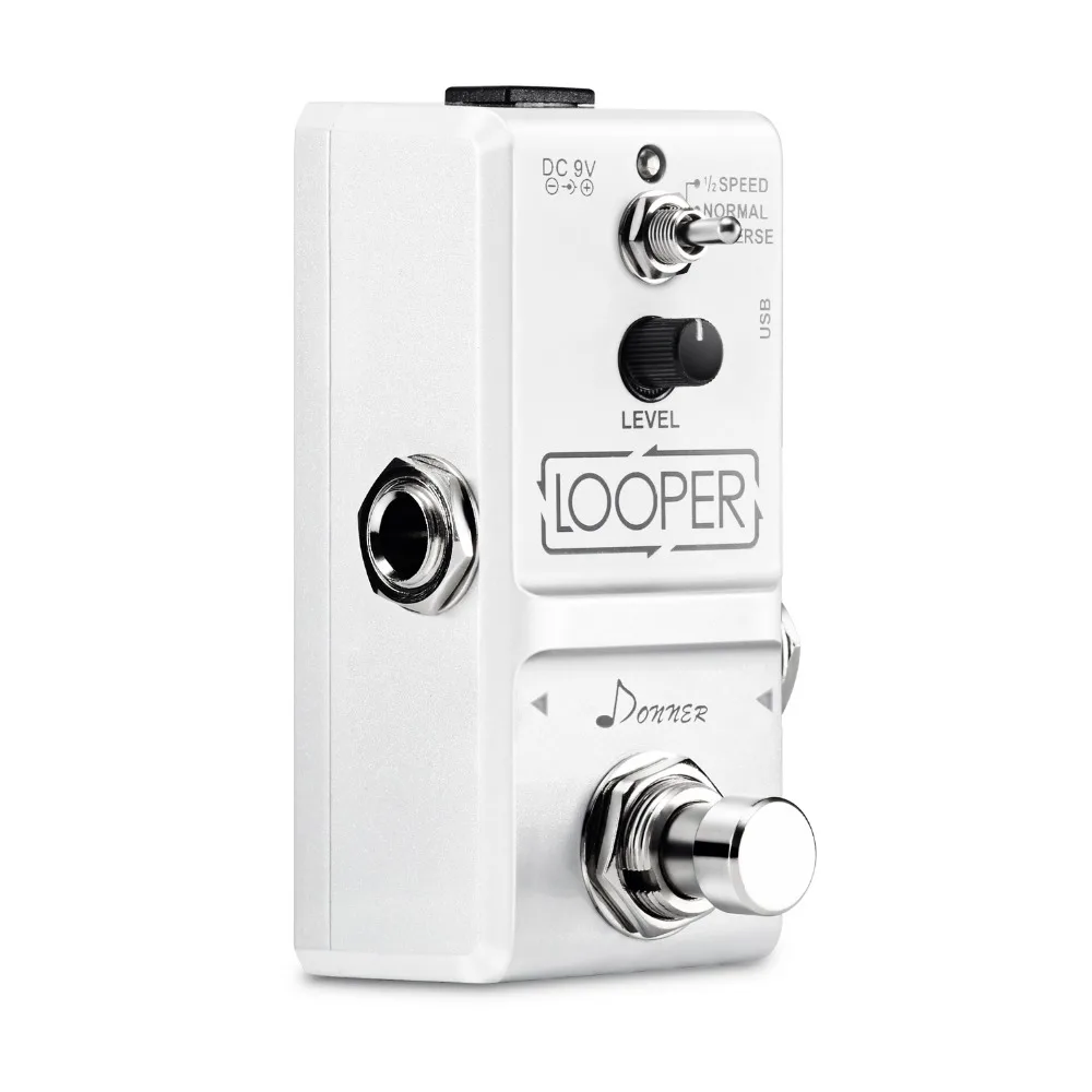 Donner петля гитарный эффект педаль 10 минут циклическое время мини PedalTrue bypass Stompbox электрогитара аксессуары качество Новинка