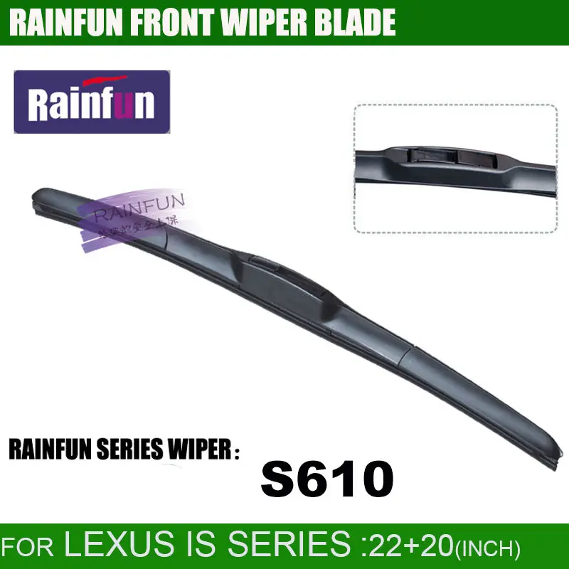 Щетка стеклоочистителя RAINFUN для Lexus IS300 IS220 IS250 IS350 ISF из натурального каучука 2