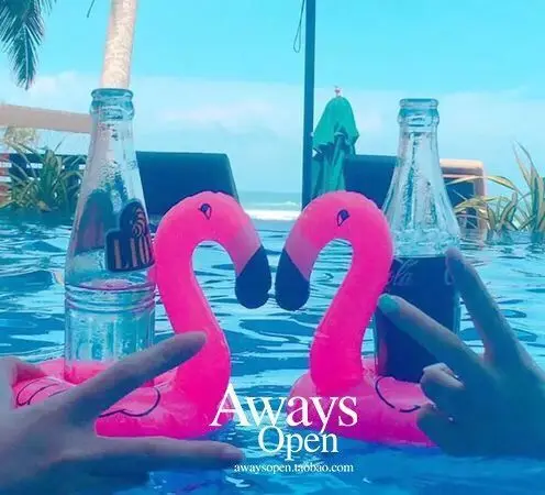 2 шт./лот летние вечерние украшения птичка фламинго розовая птица AquaticToys надувная