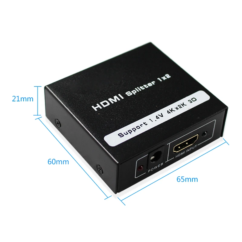 HDMI сплиттер 1 вход 2 выхода 1080P конвейер коробка Сплит устройство дисплеера в