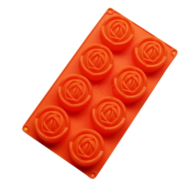 Силиконовая форма для выпечки 8 дюймов с круглой розеткой силиконовая шоколада