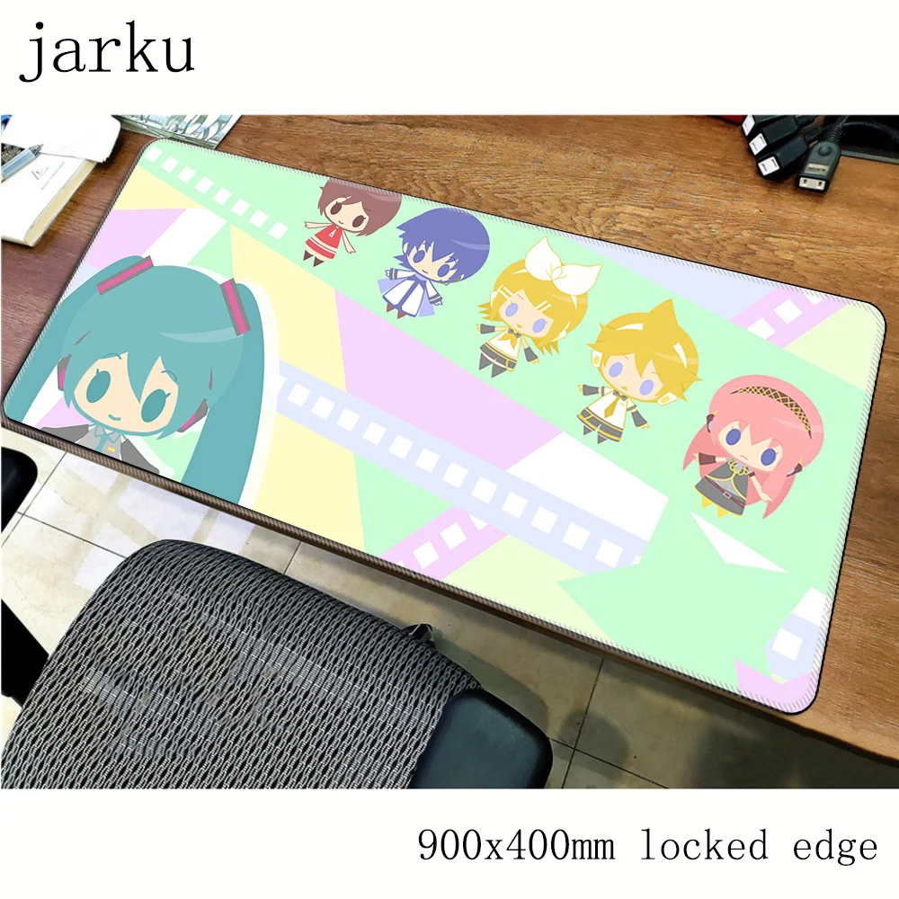 gumi mouse pad Kawaii anime gamer esports 900x400x2mm notbook mat locrkand gaming mousepad padmouse accessories | Компьютеры и офис