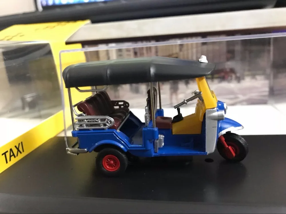 L eo 1:43 тук TUK Bangkok 1980 Бутик брелок для автомобильных ключей игрушки детей модель в