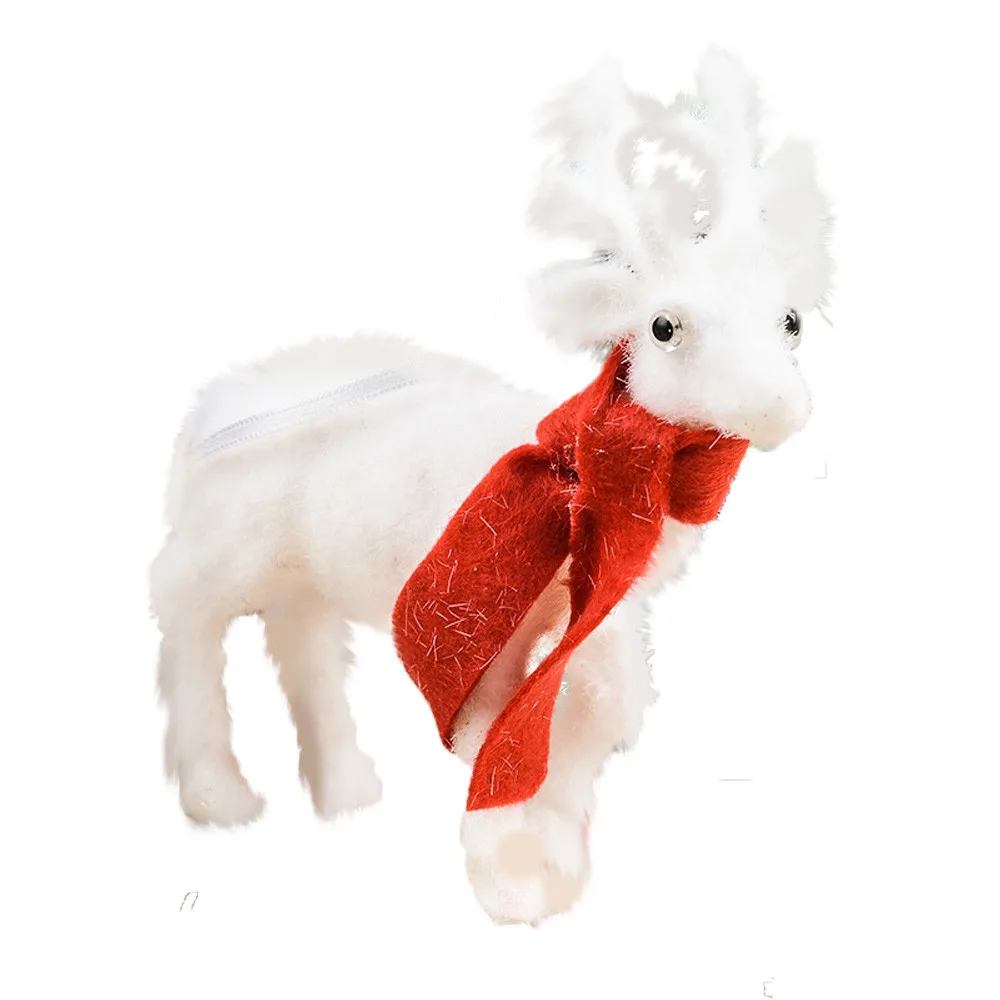 1 шт./комплект подвеска на рождественскую елку белый милый медвежонок олень