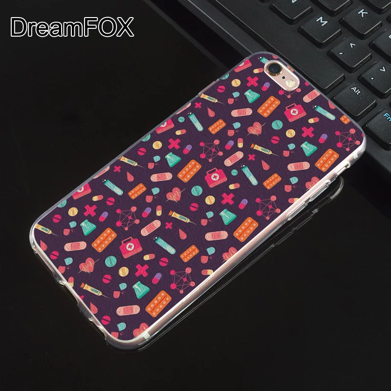 DREAMFOX M271 медицинская медицина Мягкий ТПУ силиконовый чехол для Apple iPhone 11 Pro X XR XS Max 8