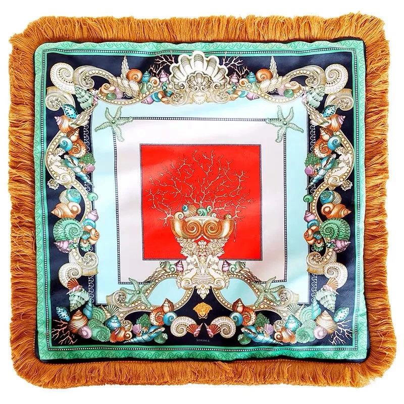 

Новое поступление 2019, креативные Квадратные наволочки 50x50 см для дивана, кофе, двухсторонние наволочки для подушек с принтом «Король Лев», ...