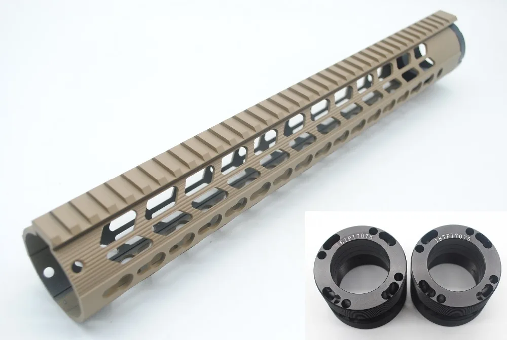 TirRock 15 дюймов. 308/7.62 Keymod направляющая для защиты от поплавков система крепления