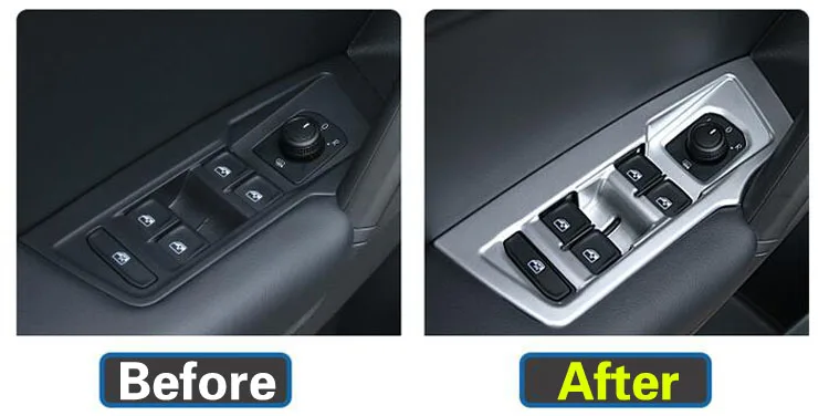 ABS Хромированная наклейка дверь окно стеклянная панель подлокотник отделка