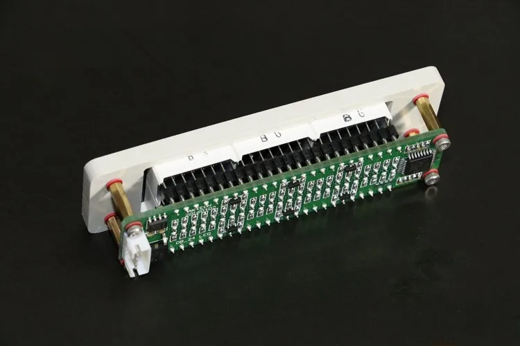 Мини двойной 24 стерео индикатор уровня VU Meter agc режим Скорость Регулируемый доска