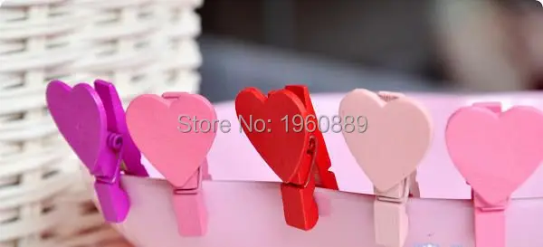 12 шт./пакет деревянные зажимы для одежды с сердечками 1 шт.|clip tube|bag computerbag with |