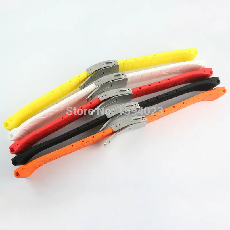 Женский черный силиконовый резиновый ремешок для часов T048 T048417A 21 мм|Ремешки