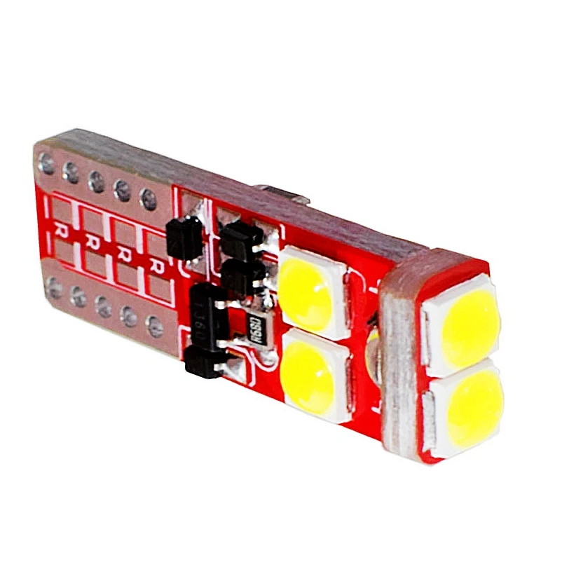 2 шт. суперъяркие светодиодные ламсветильник T10 W5W 6 SMD|Сигнальная лампа| |