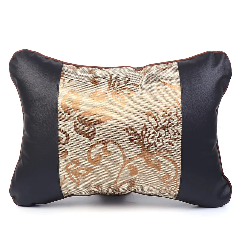 black lumbar pillow IKSNAIL Автомобильная подушка для шеи, Автомобильная подушка для сиденья, подушка для шеи, подушка для шеи, подушка подголовника, дышащая подушка для головы - Цвет: black lumbar pillow
