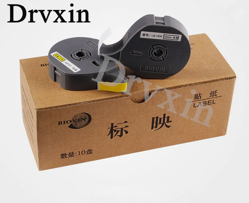 Оригинальные наклейки для этикеток BIOVIN Φ (6 мм + белый) кабеля ID принтер