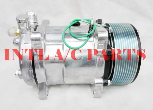 Автомобильный Компрессор кондиционера для Sanden SD508 5415 SD5H14 508 5H14 10PK 125 мм |