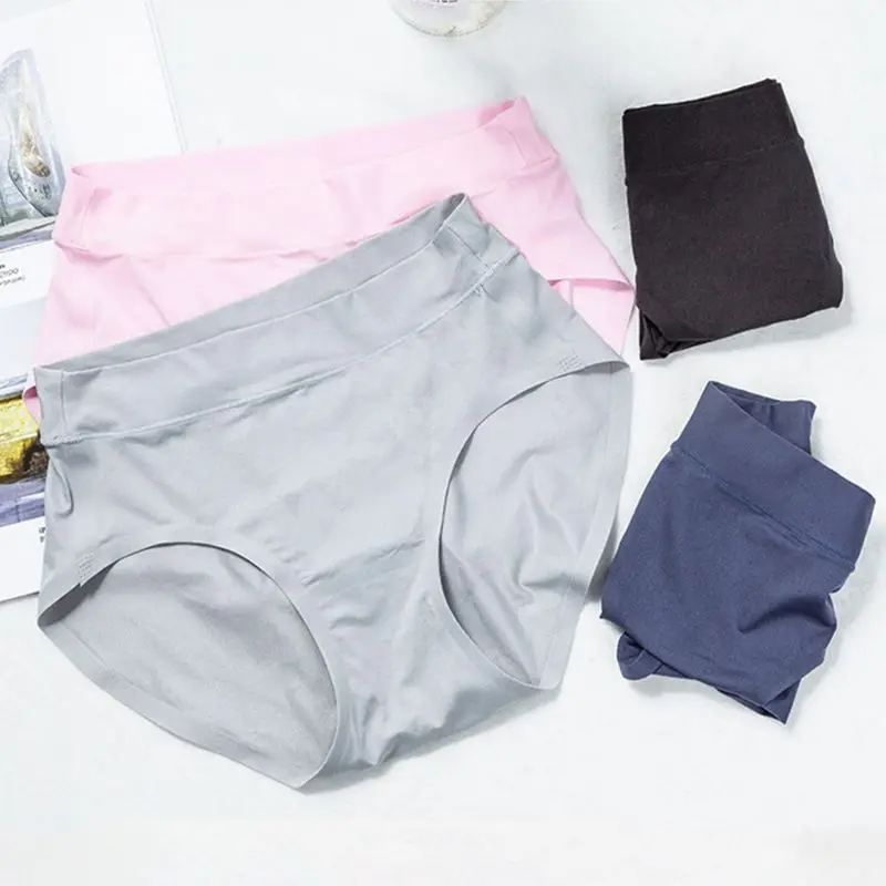 Женское нижнее белье со средней посадкой без следа трусы невидимые бесшовные