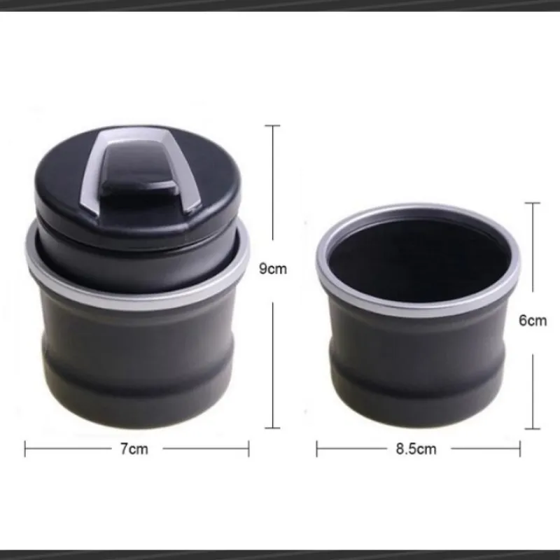 car Ash Tray Ashtray Storage Cup With LED FOR qashqai ford focus 2 citroen c4 mercedes cla mazda 3 hyundai tucson Accessories | Автомобили