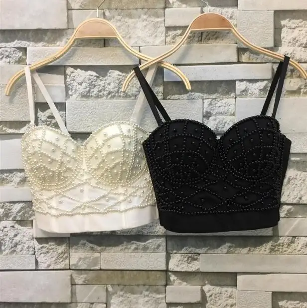 Женский бюстгальтер бюстье с жемчужинами Бюстье для свадебной вечеринки