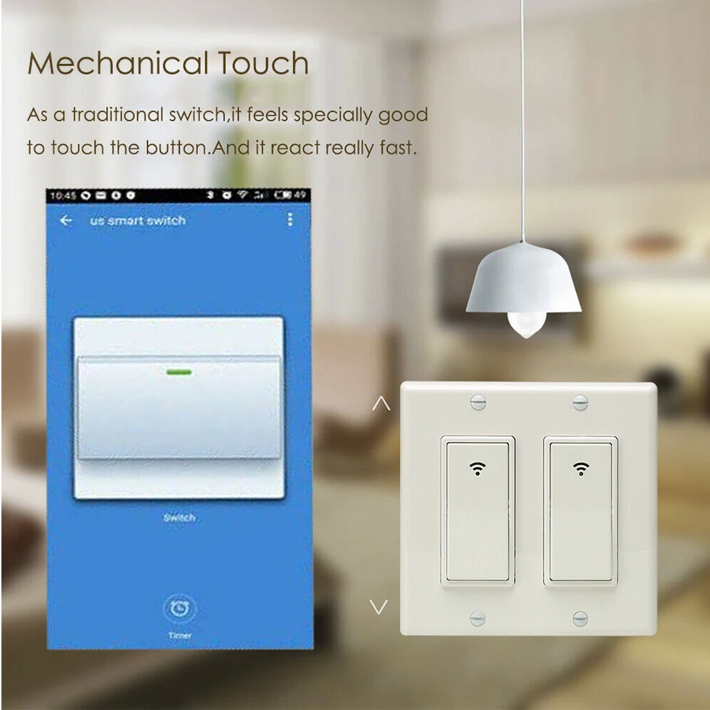 Умный переключатель Timethinker с Wi-Fi голосовым управлением приложением