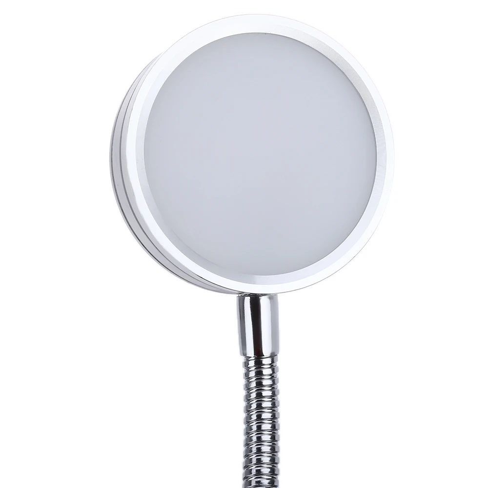 Светодиодный светильник для спальни серебристый с переключателем 5 Вт 90-260 В