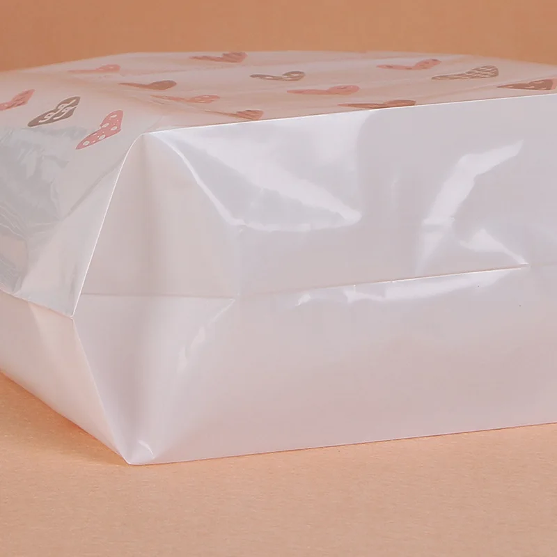 Подарочные сумки в виде РОЗОВОГО СЕРДЦА пластиковая сумка для шоппинга стиле