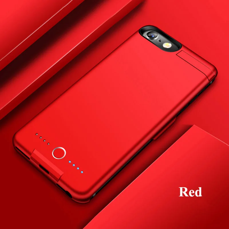 for iphone 6 6s 8000 мА/ч чехол для телефона для iphone 7 8, высокое качество, чехол для зарядки аккумулятора, внешний аккумулятор для iphone 7 8 plus - Цвет: for iphone 6 6s