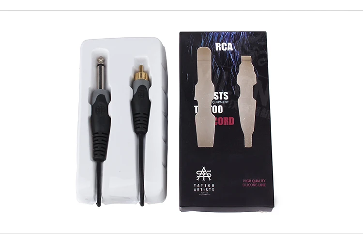 YILONG тату Поставка RCA силиконовый шнур черный резиновый силиконовый шнур для татуировочной машинки для тату машины