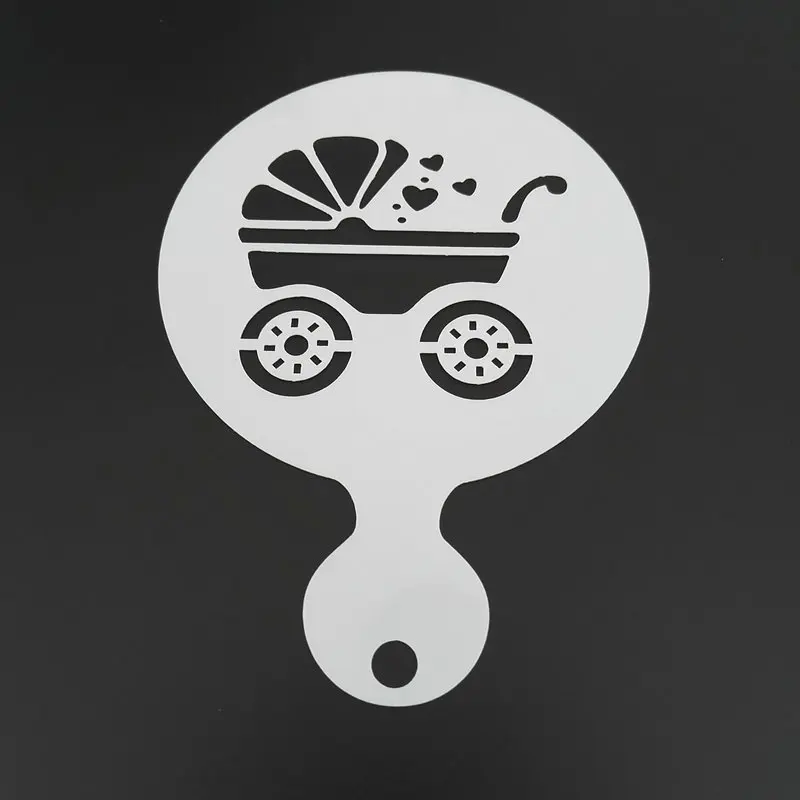 4 шт./компл. трафарет для приготовления печенья капучино в стиле детского душа