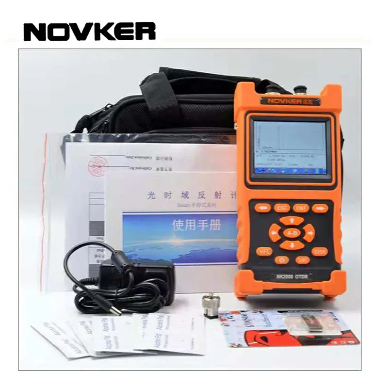 NOVKER NK2000 ручной OTDR 26/28 дБ 80 км 1310/1550нм Бесплатная доставка|Оптоволоконное