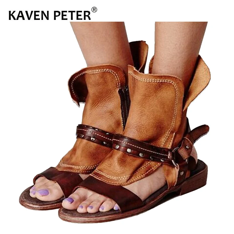 Женские римские сандалии на плоской подошве пляжные с открытым носком размеры 34