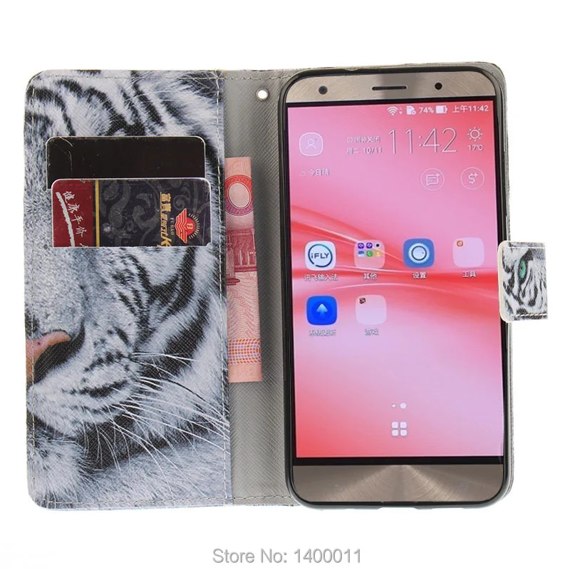 Роскошный кожаный флип-чехол с подставкой для ASUS Zenfone 3 MAX ZC520TL чехол мобильного