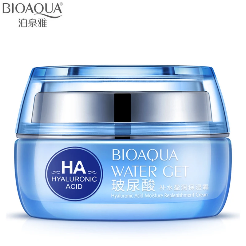 BIOAQUA Гиалуроновая кислота Увлажняющий крем для лица улучшает сухость кожи против