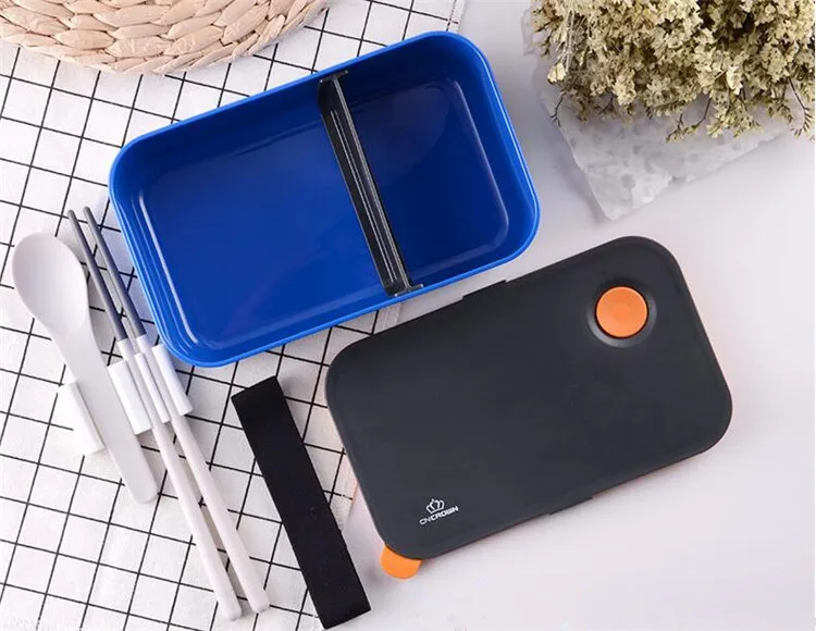 Bento box японский стиль пластиковые коробки обед портативный microwavable посуда с сумки суп поле ложки палочками 17