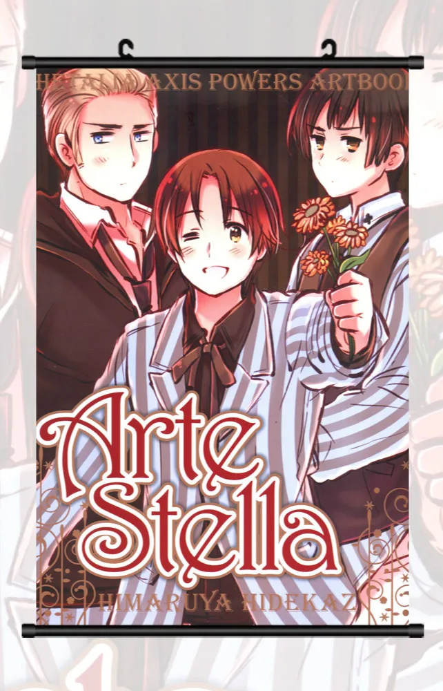 

Hetalia японский аниме домашний Декор настенный свиток 40x60 см Прямая поставка оптовая продажа