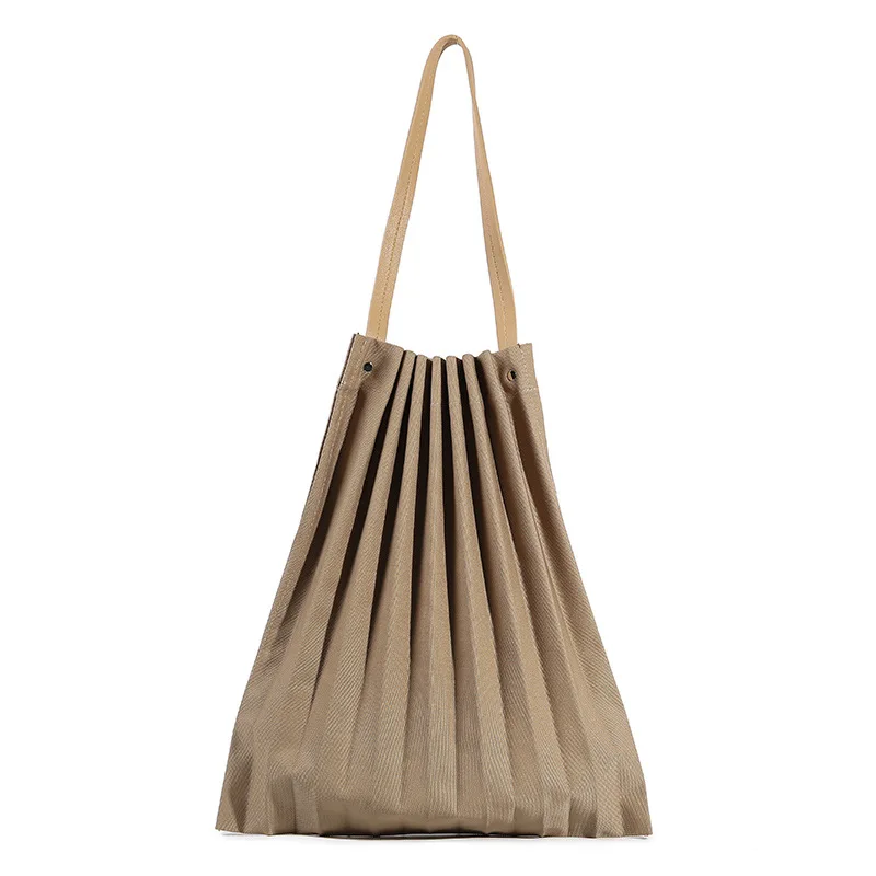 Плиссированная сумка для женщин модная дамская ручная модные Полиэстеровые