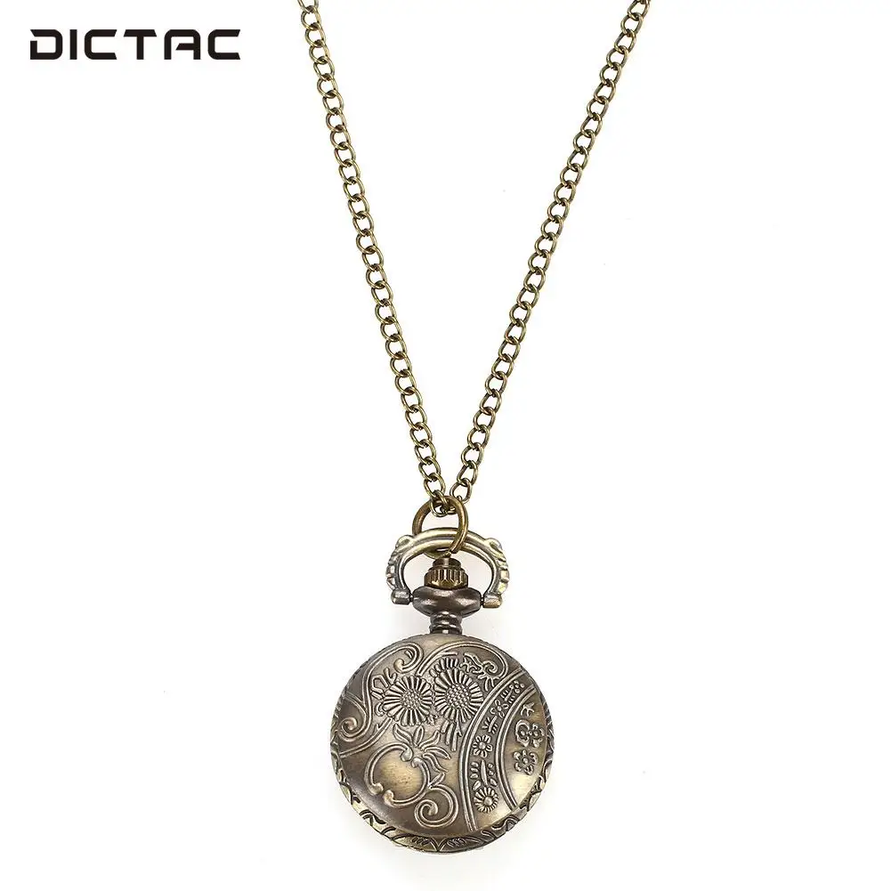 Бабочка медные карманные часы Fob Винтажные Ювелирные изделия Ретро колье с