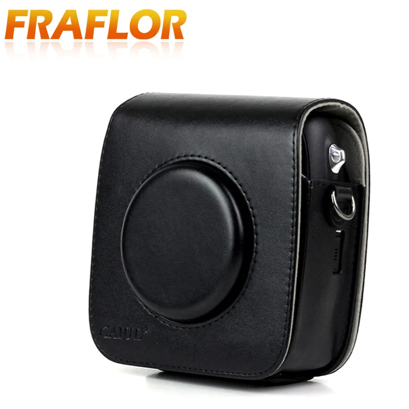 Чехол-сумка из искусственной кожи с плечевым ремнем для Fujifilm Instax SQUARE SQ10 чехол