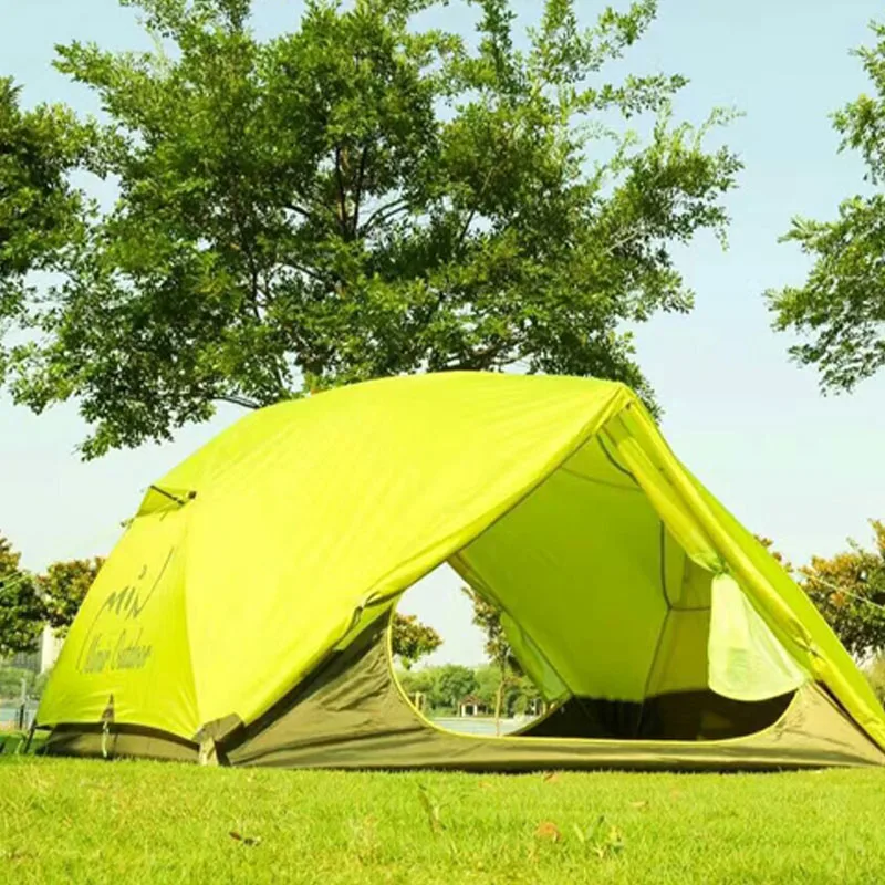 Новинка 2017 года двух человек Двойной непромокаемые Палатки авиации Алюминий