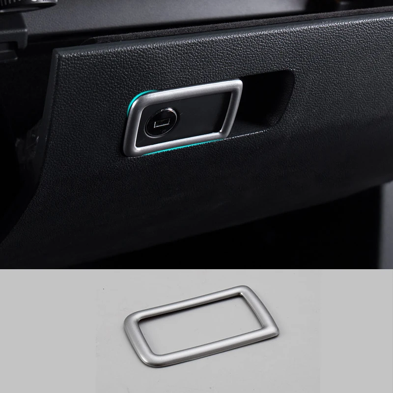 ABS Матовый внутренний ящик для перчаток ручка Крышка отделка наклейки автомобиля