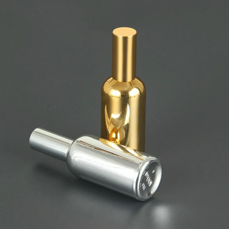 Профессиональный 100 мл стекло бутылка распылитель контейнер цвета: золотистый