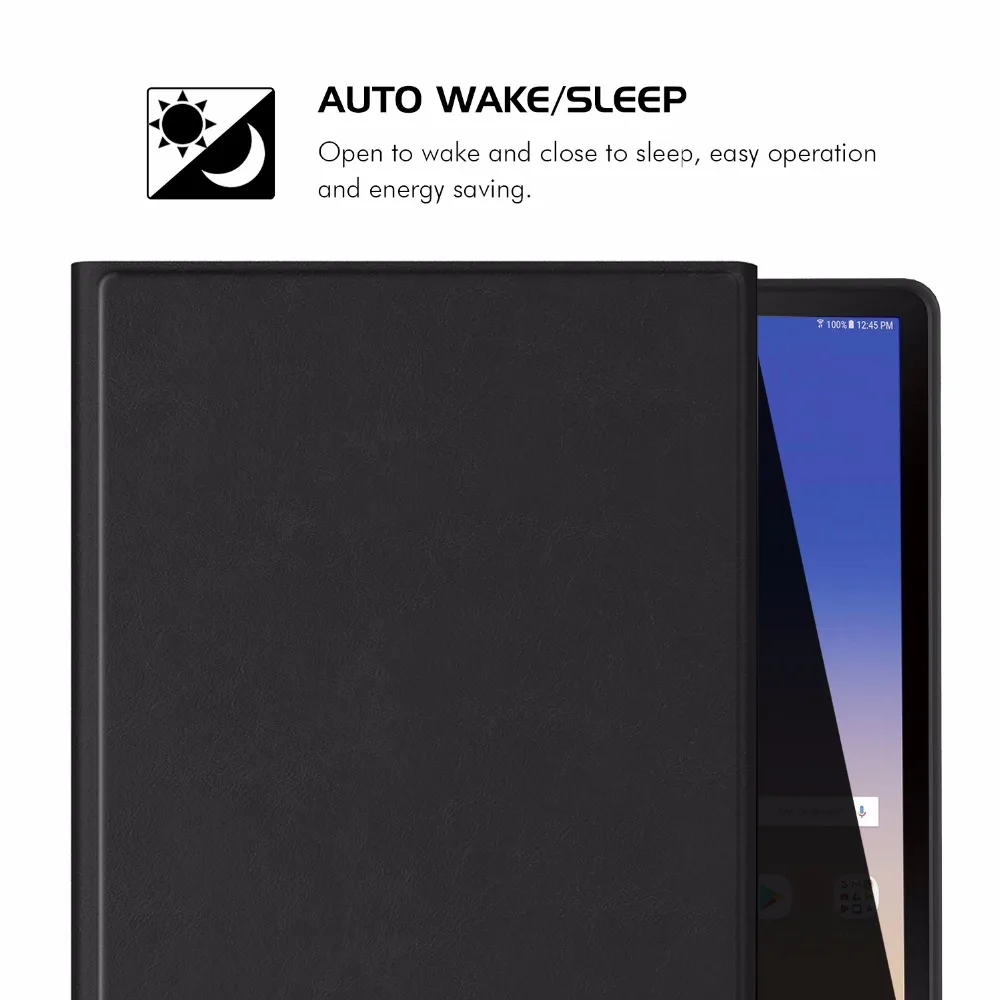 Чехол с клавиатурой MoKo для samsung Galaxy Tab S4 10,5, SM-T830 для планшета/T835, тонкий Чехол-книжка из искусственной кожи