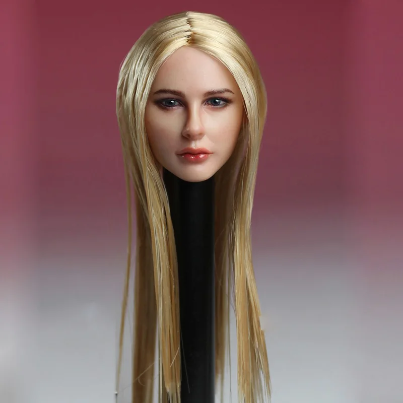 Mnotht SDH004 игрушка 1/6 женская голова для резьбы Avril Lavigne блонд волосы девушек Chloe Moretz 12