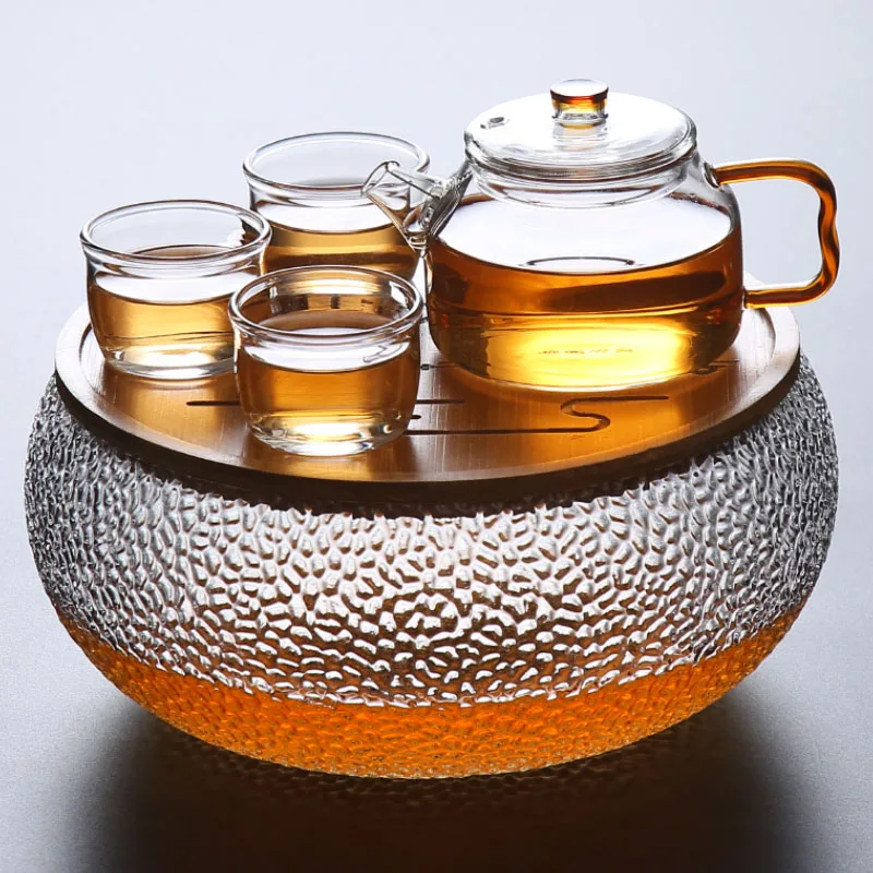 Style A TANGPIN кофе и чай наборы для ухода за кожей Стекло Чайник gaiwan чашки Портативный Путешествия Чайный сервиз, кружка для вина - Цвет: Style A