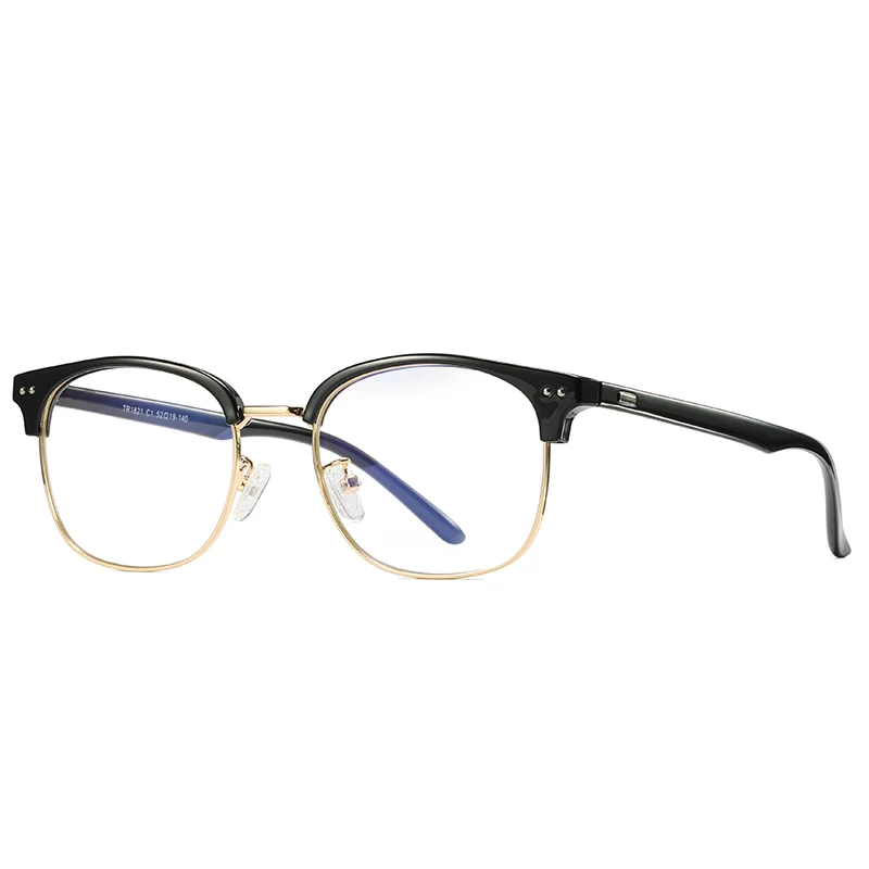 C2 Black gold Pro Acme TR90, рамка, анти-синий светильник, блокирующие очки, унисекс, синий светильник, очки, защита для чтения, геймер, компьютерные очки, PB1202 - Цвет оправы: C2 Black gold
