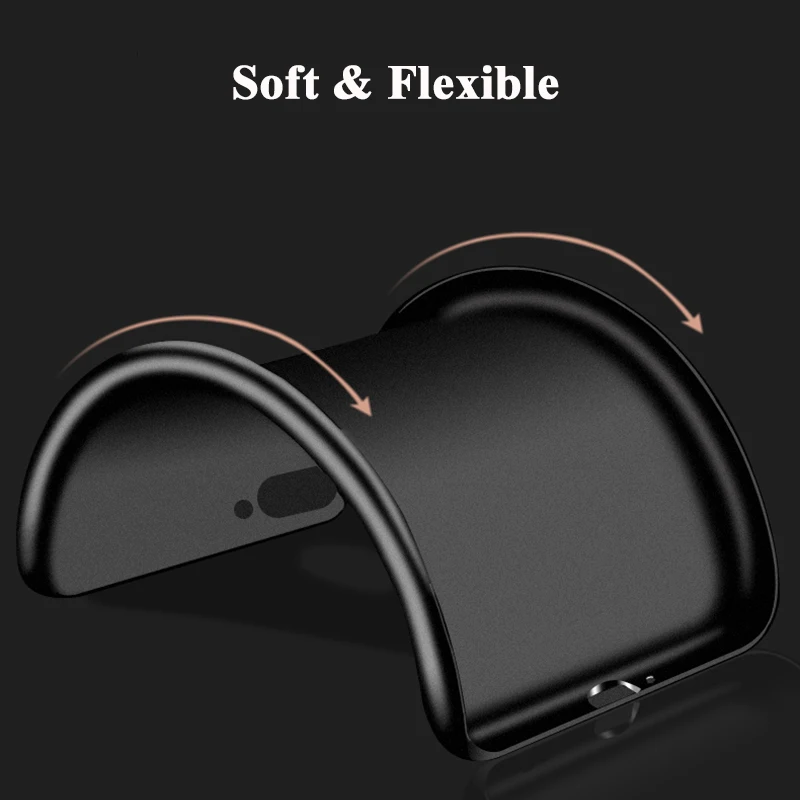 MAKAVO For Xiaomi Mi 8 Lite Case 360 Protection Slim Matte Soft Cover Phone Cases Pro 8X Mi8Lite |