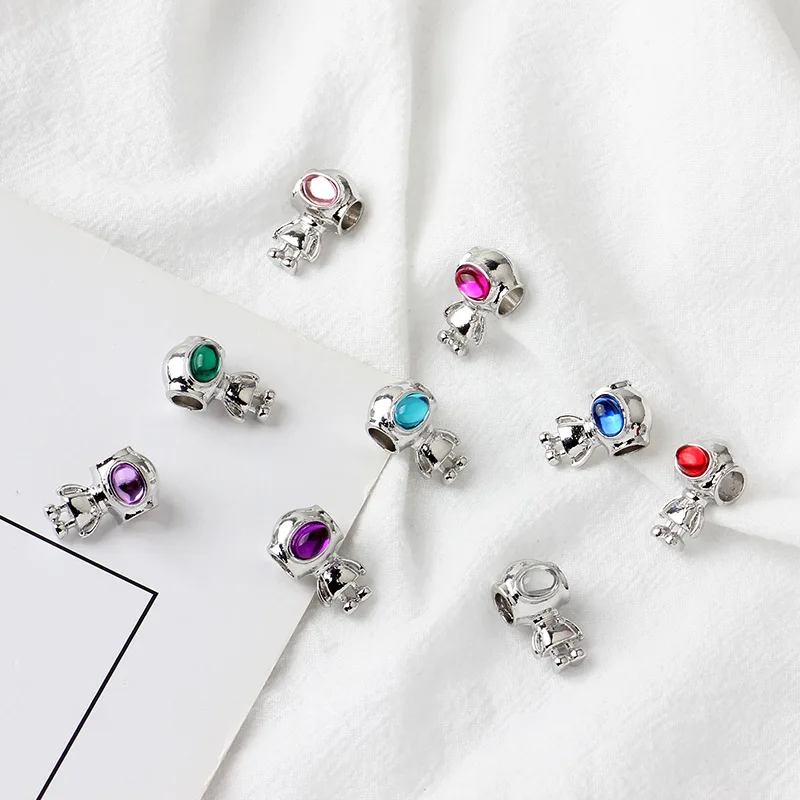Новые оригинальные шармы из сплава Cosmo Tommy Charm астронавт подходят для