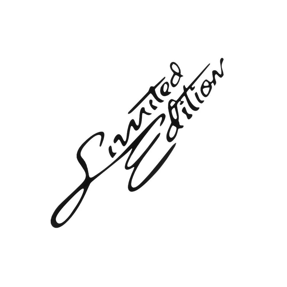 style3 BLACK Наклейка на окно автомобиля, наклейка для автомобиля, ограниченная серия, креативный винил, черный/белый, универсальные аксессуары для стайлинга автомобилей, 16 см* 3,8 см - Название цвета: style3 BLACK