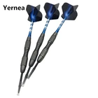 Yernea Твердые дротики 3 шт. высококачественные стальные остроконечные дротики 20 г стандартные спортивные развлечения Вольфрамовая стальная бочка вал полета