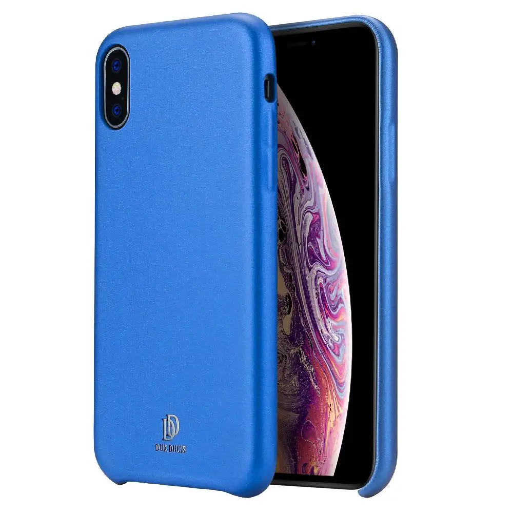 Kuulee DUX DUCIS для iPhone XS MAX мягкий чехол из искусственной кожи противоударный полная