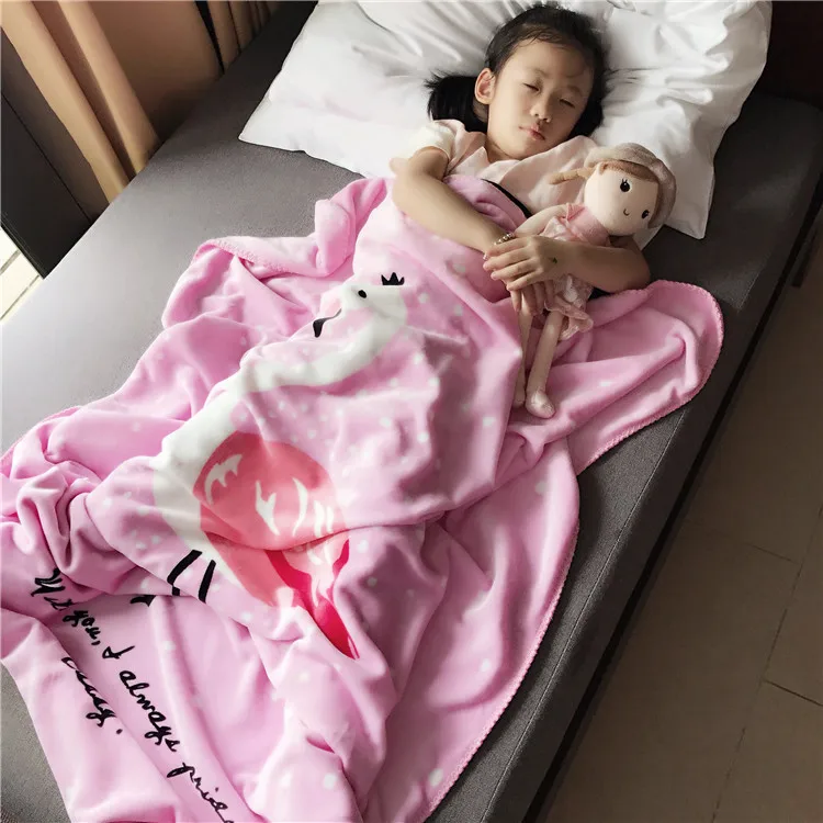 

Christmas Soft Fleece Baby Blanket Swaddle Rabbit clouds flamingo cartoon thick blankets BedSpread Kids Bedding Sofa on the bed